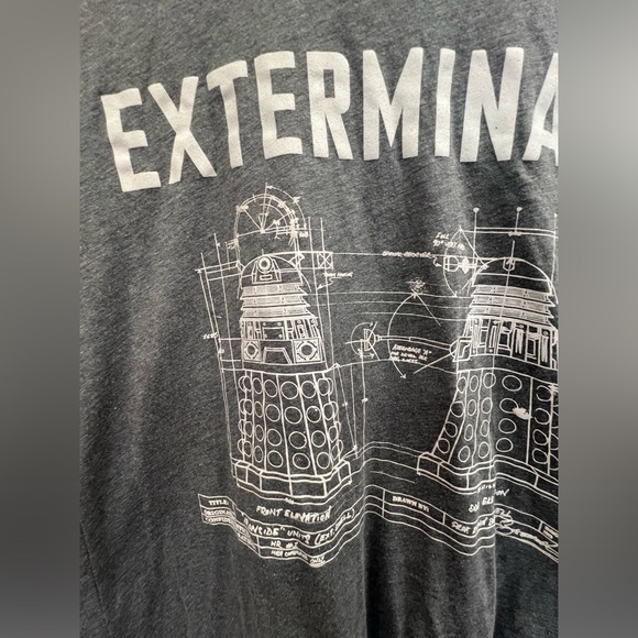 Dr Who ‘exterminate’ shirt women’s size large - Picture 2 of 5